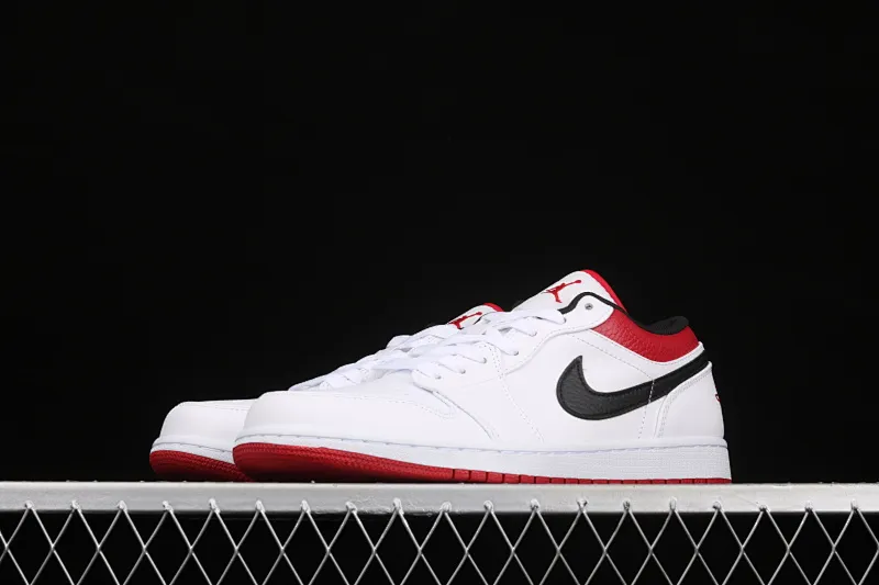All categories Air Jordan Jordan series basketball shoes Air Jordan 1 Low G version pure original Air Jordan 1 Low AJ1 Joe 1 white black red cultural and leisure sports sneakers 553558-118
